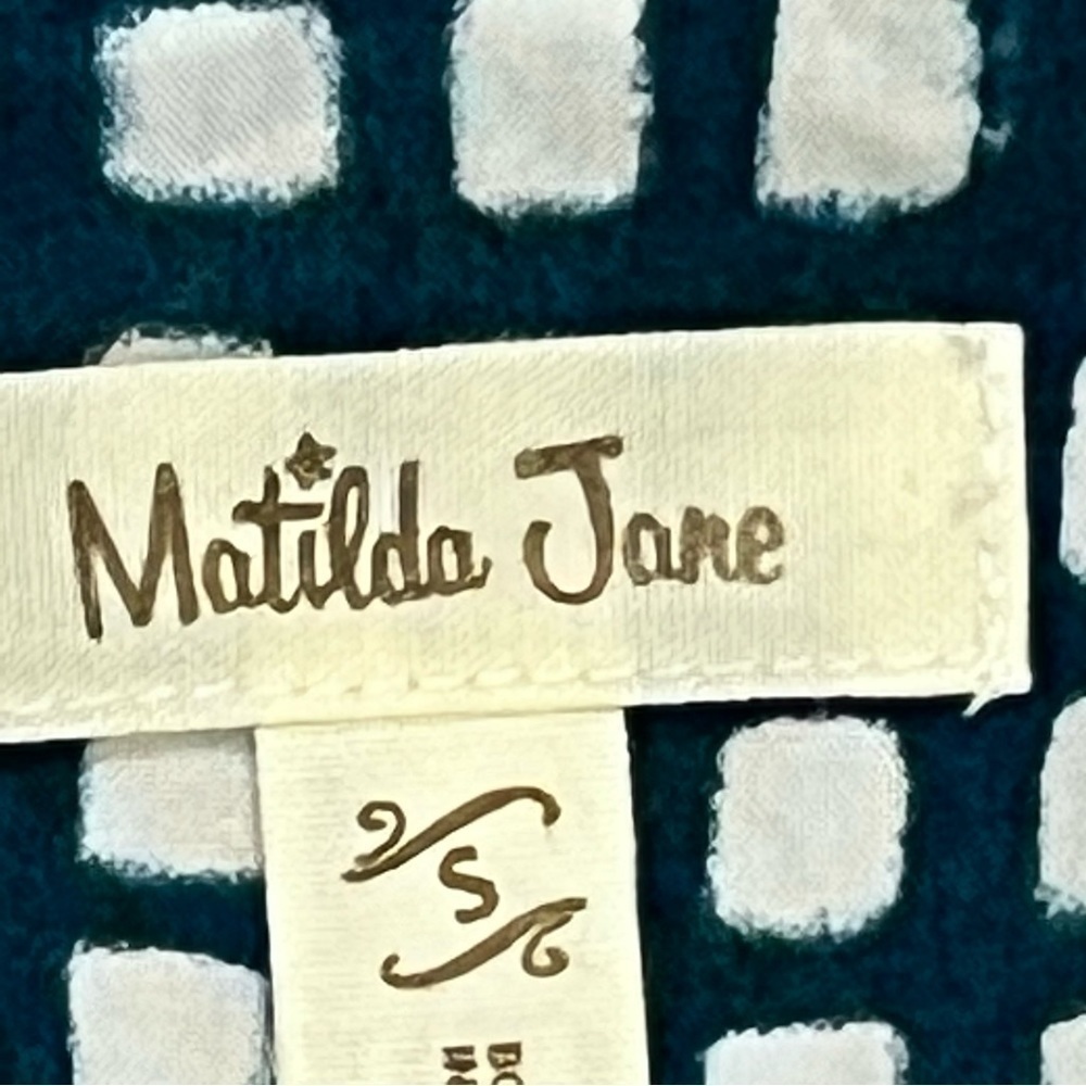 Matilda Jane Kate Dress Blue Pattern Small - Picture 11 of 16